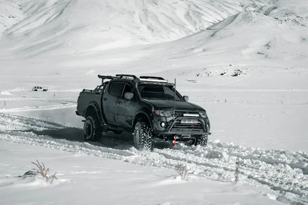 mennyit kopik a téli gumi nyáron - hóban pickup